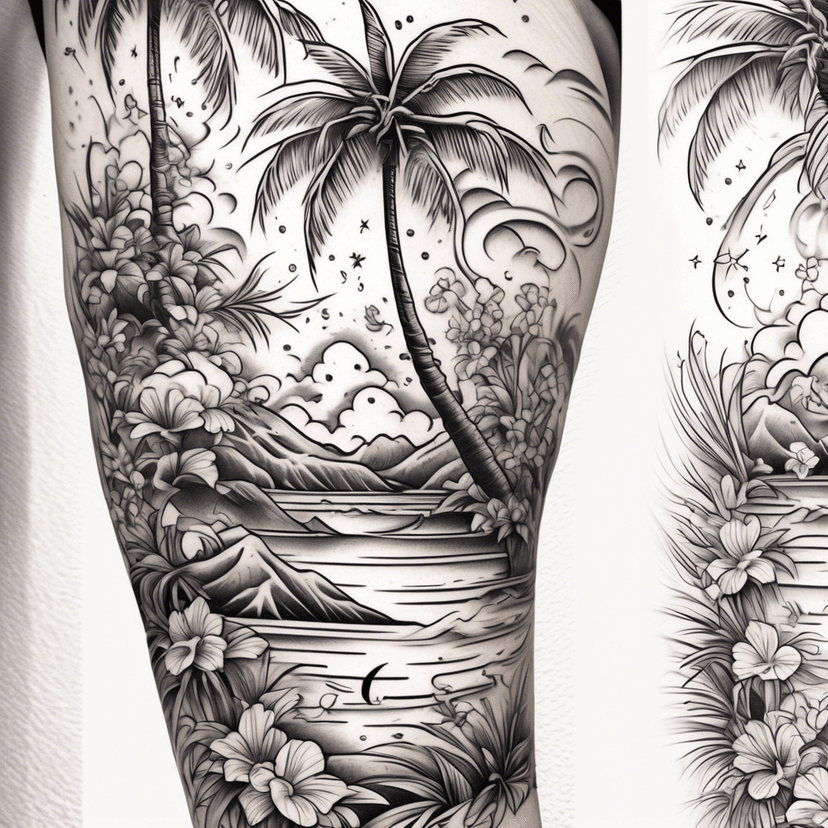 Idée de tatouage coconut