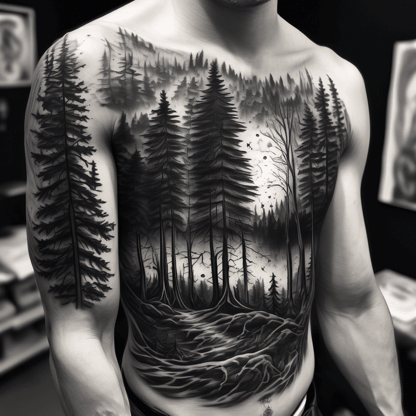 Idea per tatuaggio night