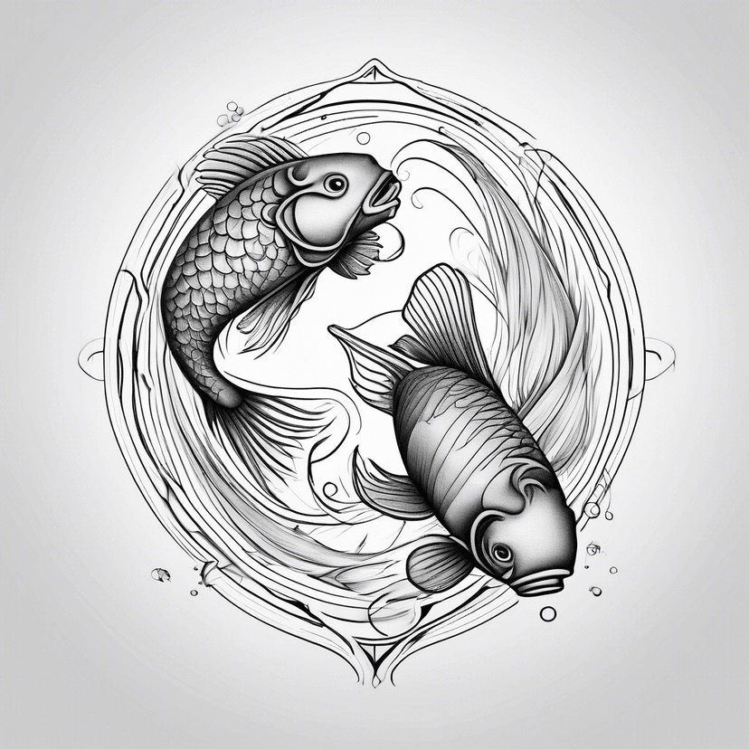 Idée de tatouage pisces