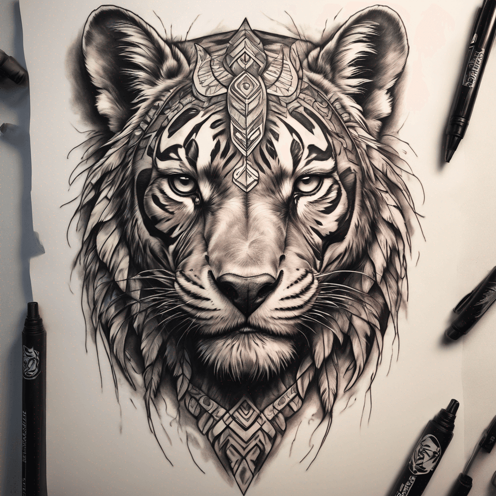 An animal totem of personal significance, designed with an artistic flair.