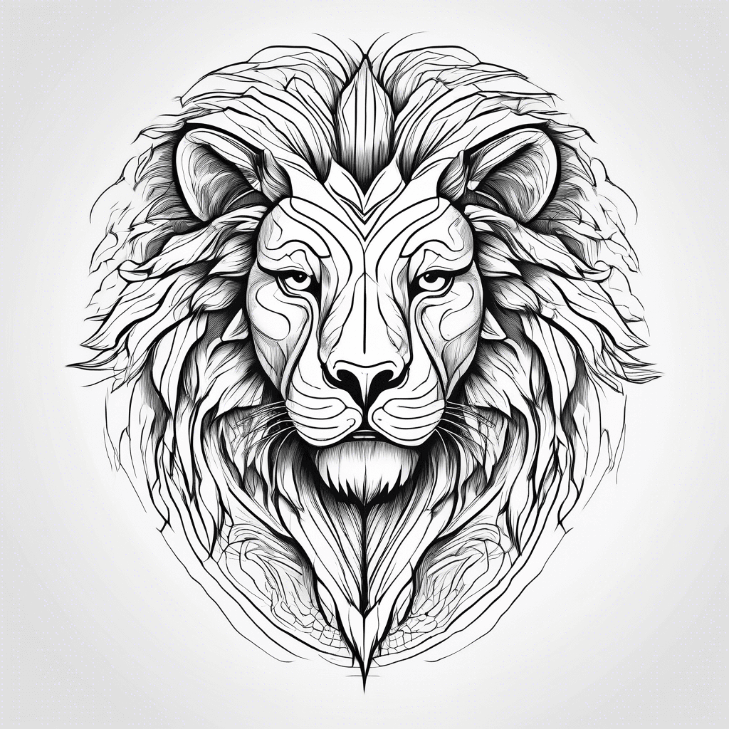 Face of a lion, face of a wolf, face of a black sheep,