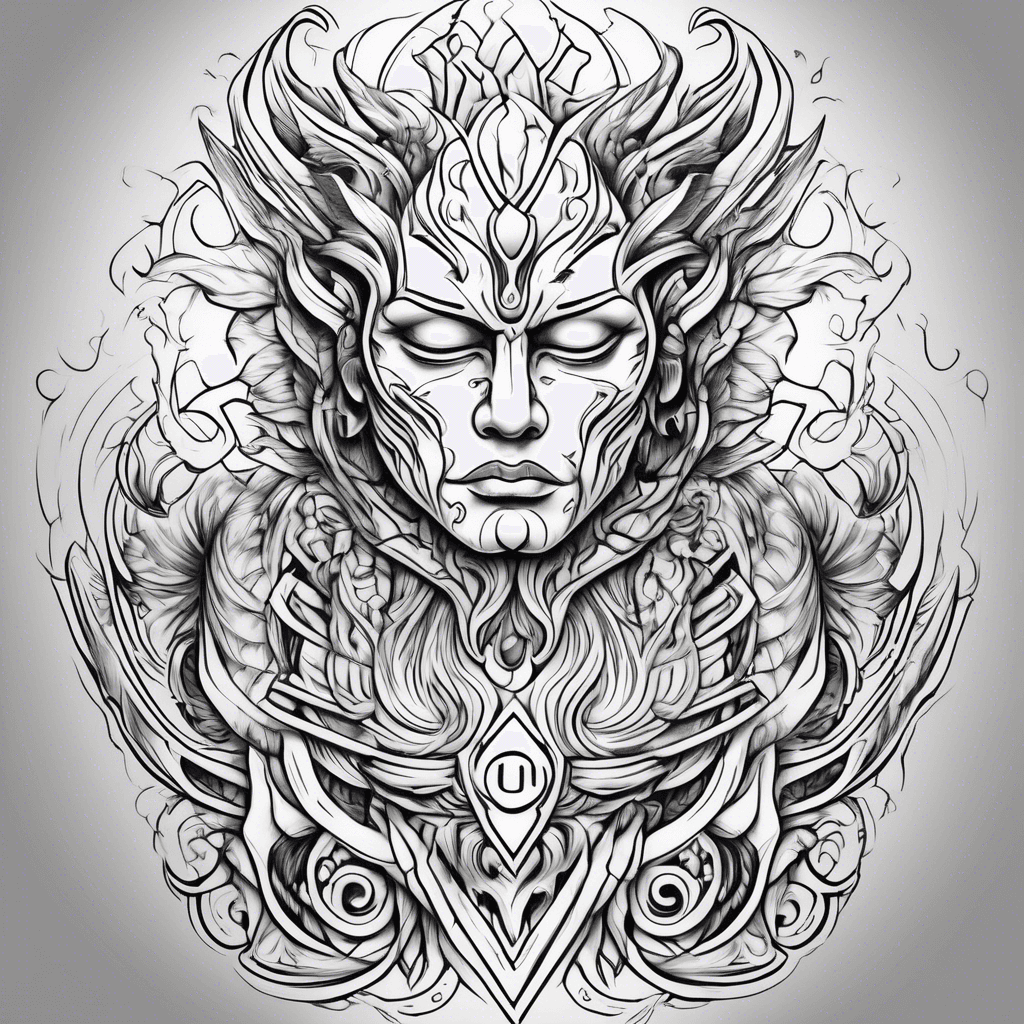 Give tattoo images Give tattoo images of transformation from mythology including letters S,Y and G