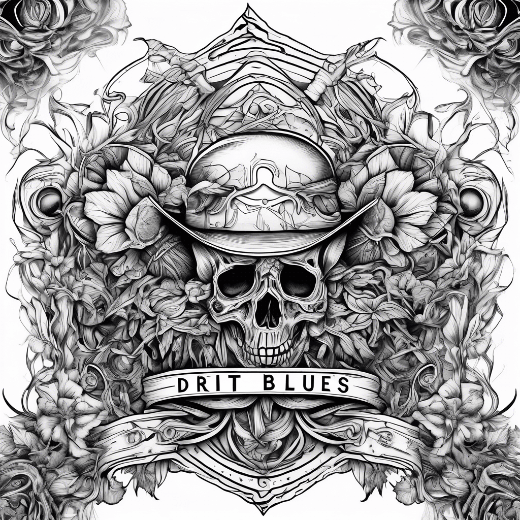 Dirt crossroads blues themed