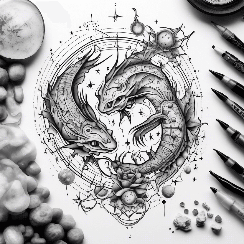 Idea per tatuaggio constellation