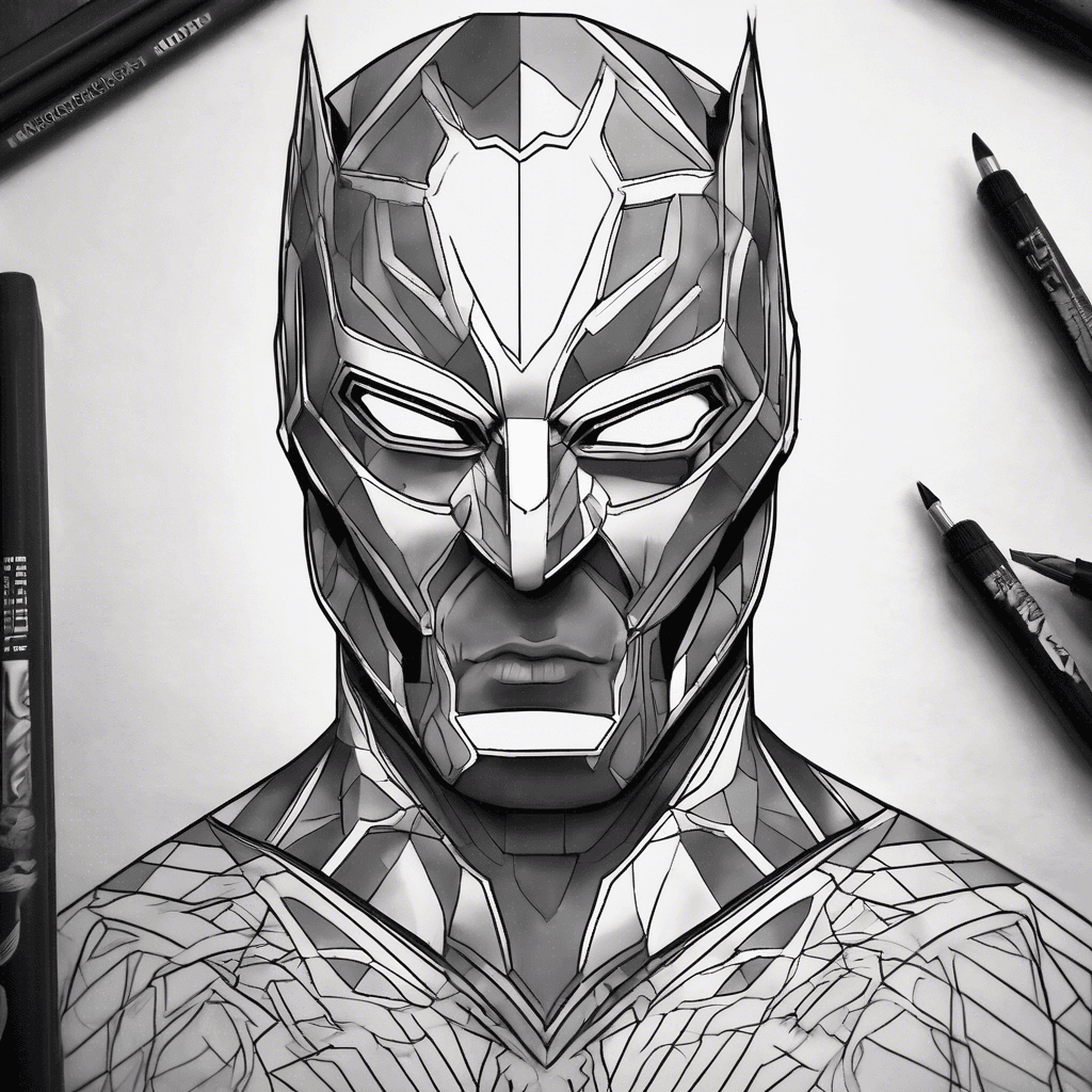 in the film ethernals do the superheros where suits. Like IKARIS. i would like to have a full body tattoo like ikaris suit. the geometric shapes that are gold on his suit should be black on the skin.