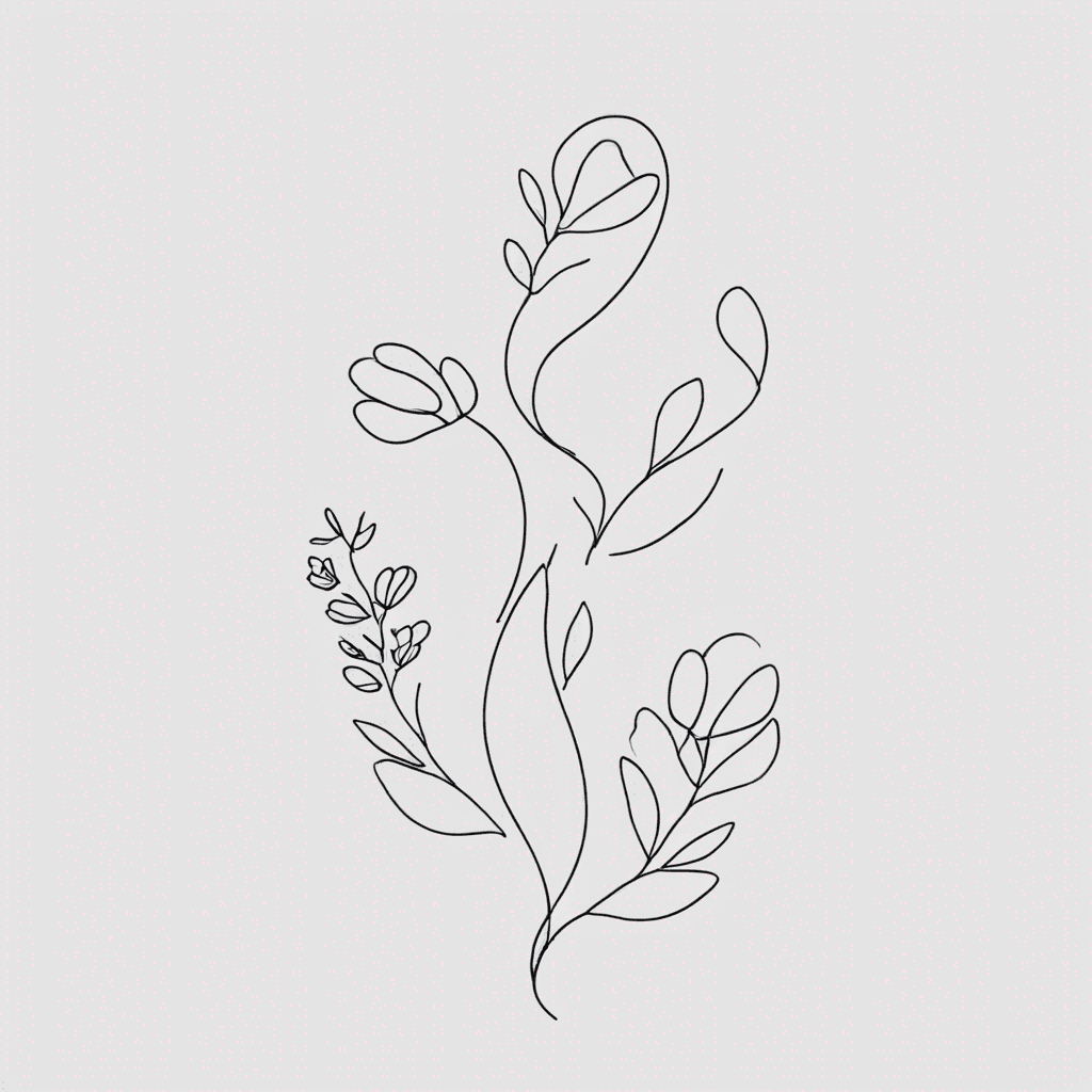 Kidney bean with flowers for kidney donation