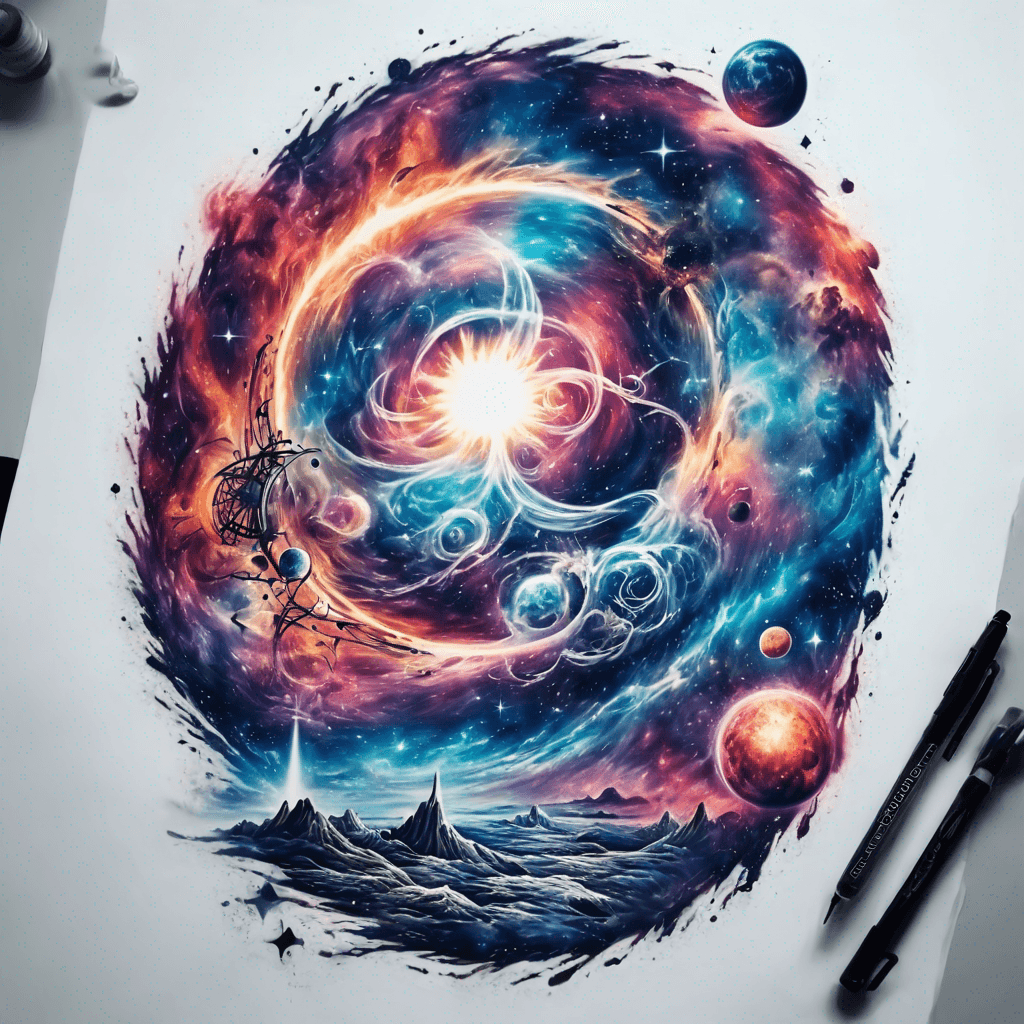 Space exuding peace strength