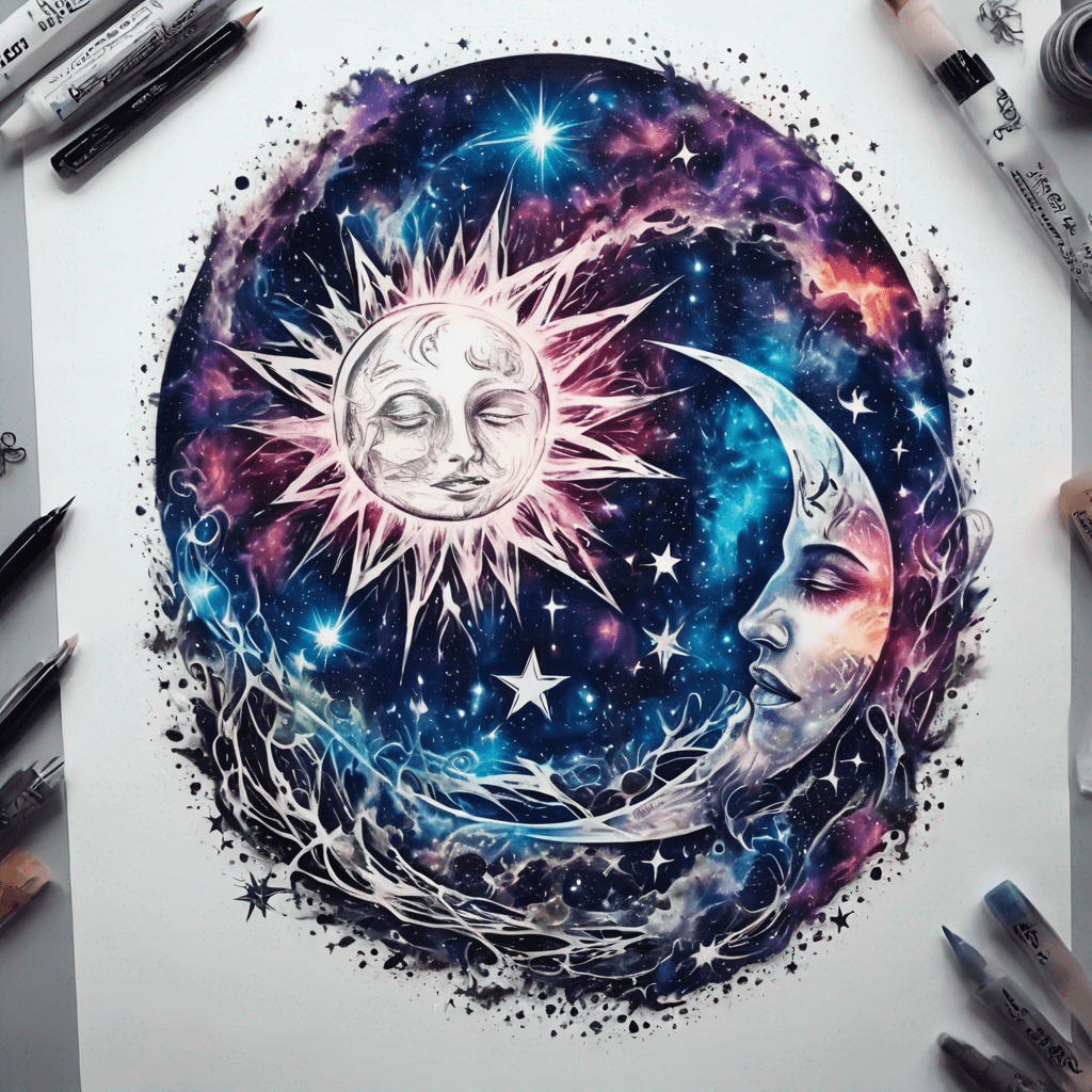 Super nova,galaxy, moon, stars, growth,peace, strength