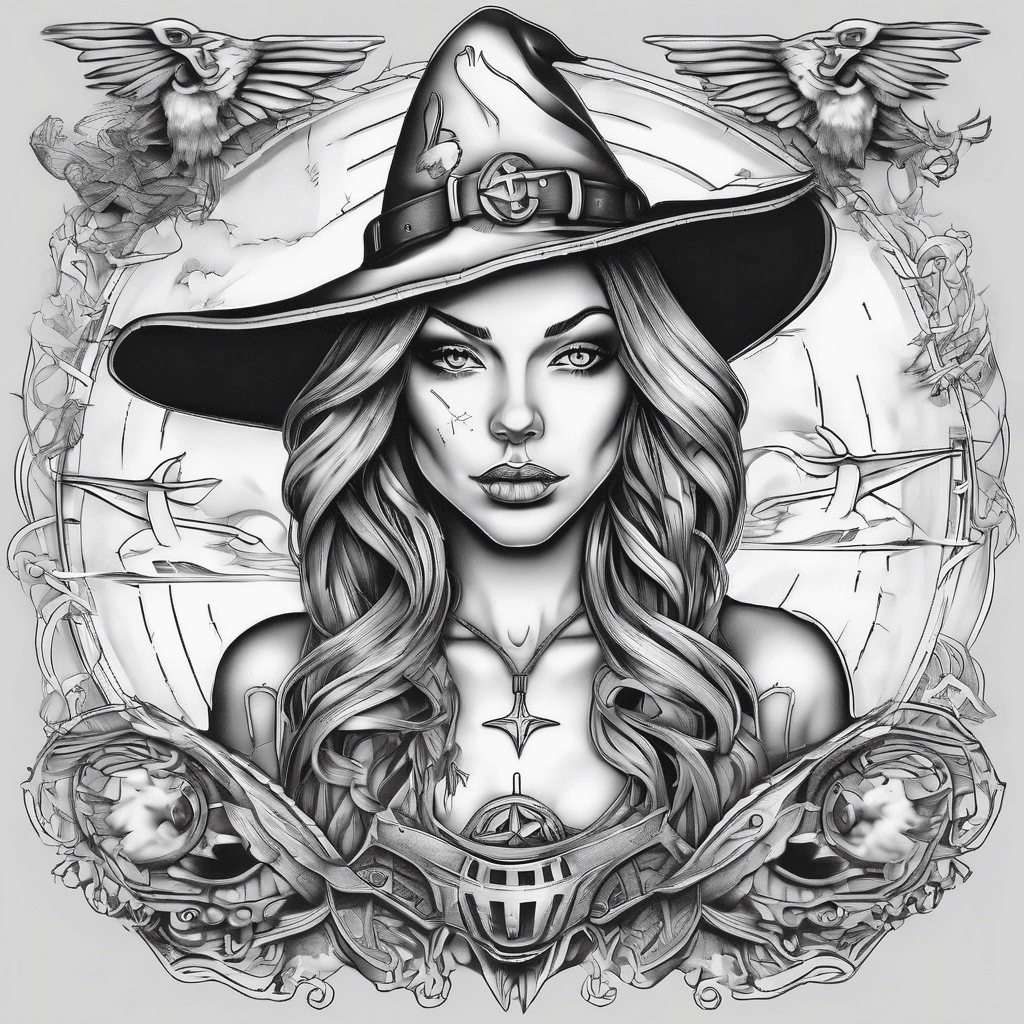 Witch on Airplane