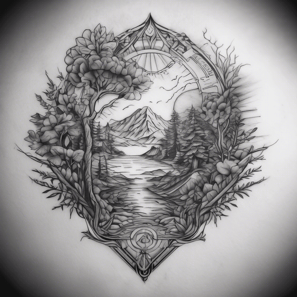 Nature. Refocusing on your inner self and cosnciosuness. Finding yourself. Going through struggle with resilience .