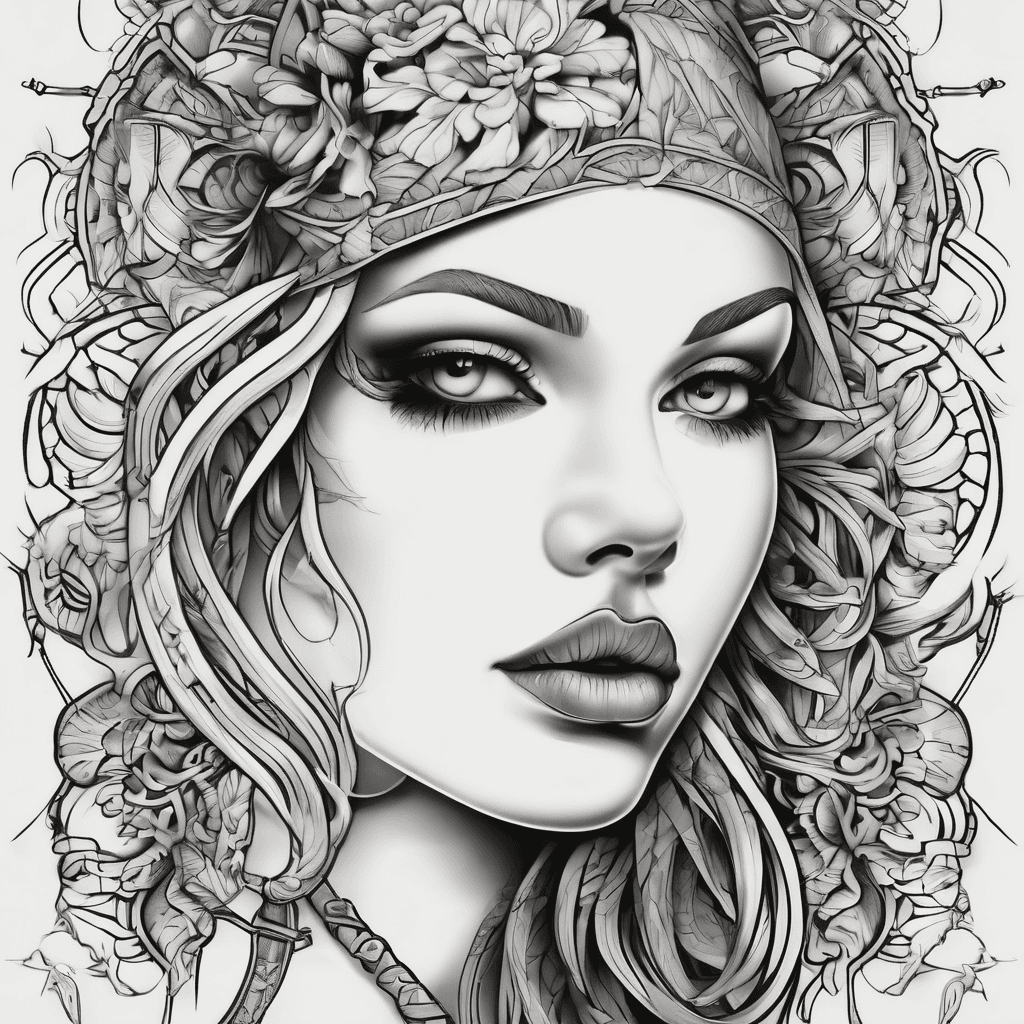 Unique patern tattoo sleeve
