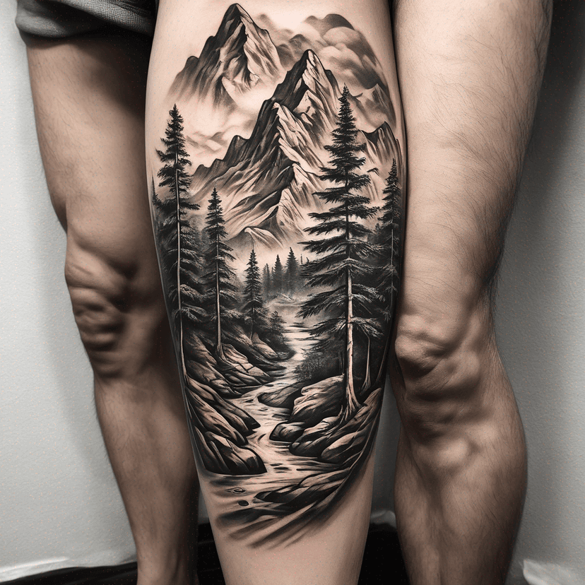 Idea per tatuaggio calf