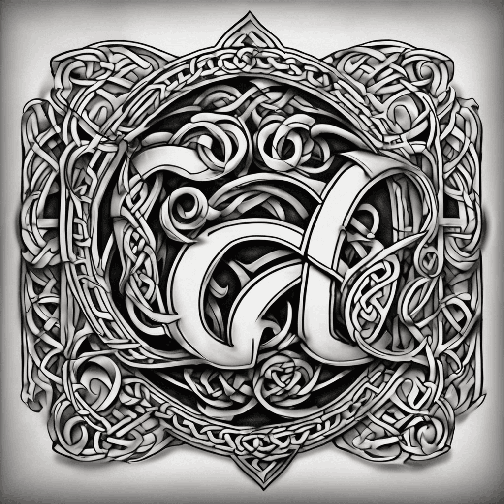 Celtic lower case letters dbeasterfeld