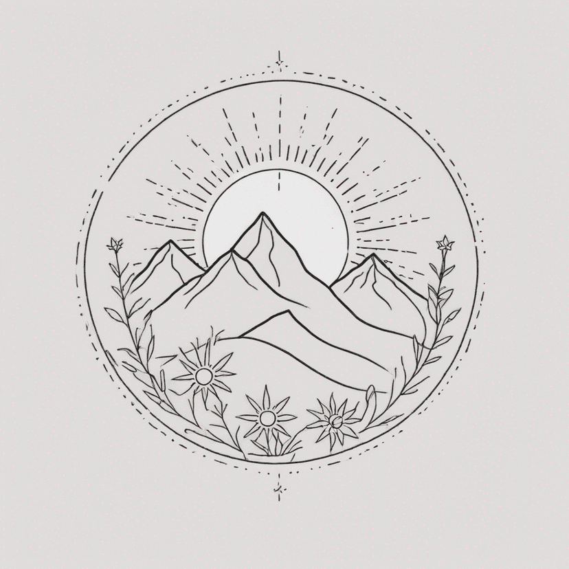 Idea per tatuaggio edelweiss