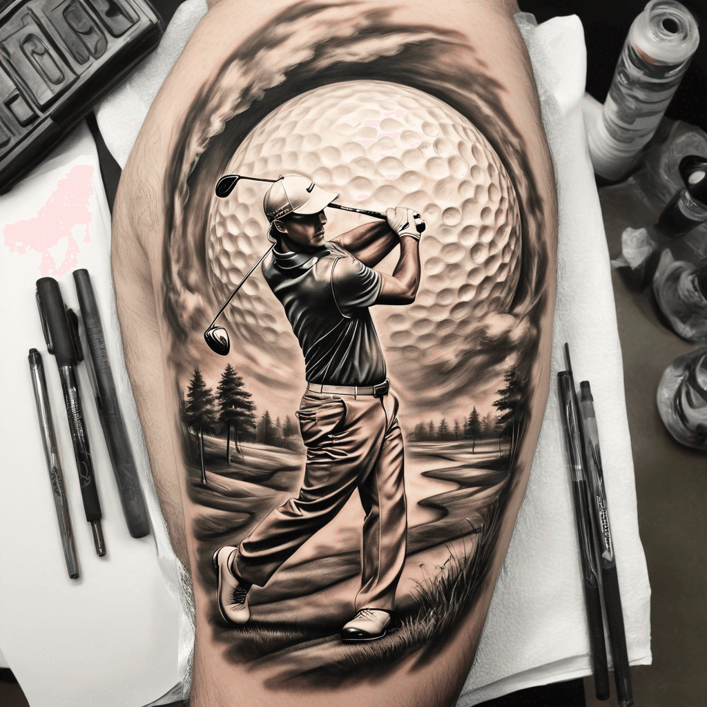 Golfing at heavens gate
