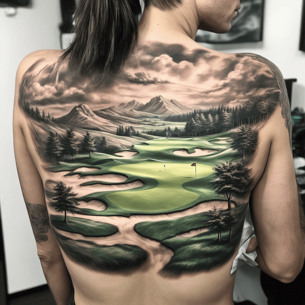 Golf course at heavens gate