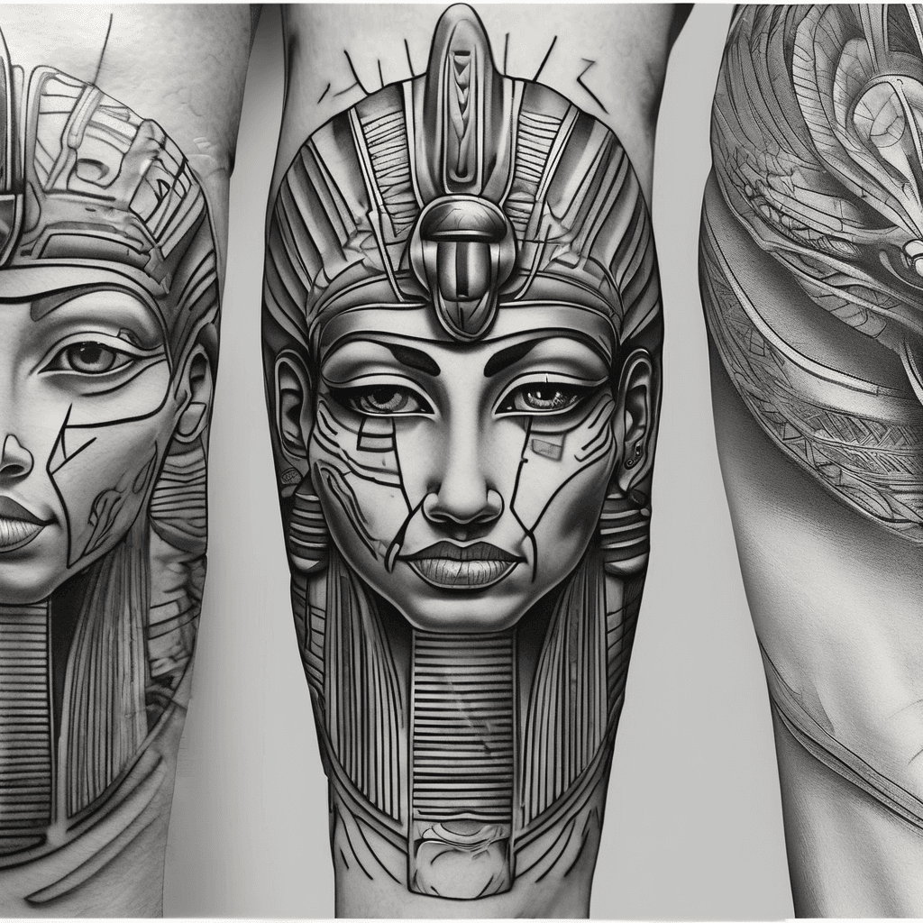 egyptian mythology arm sleeve realistic