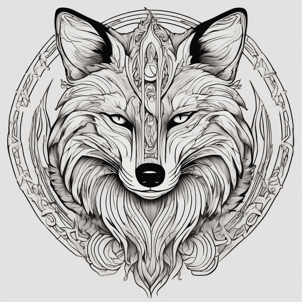 A fox with nine tails