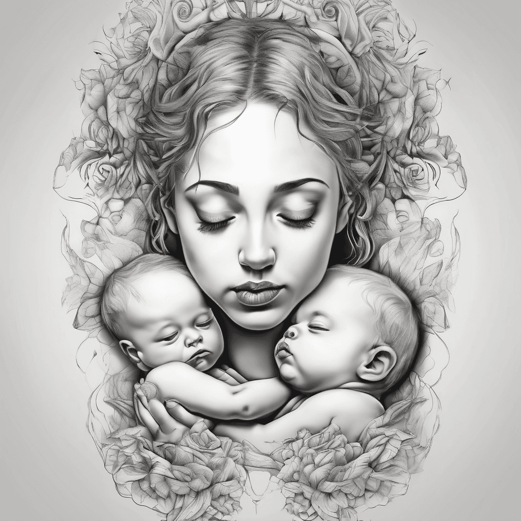 two babies with mom capricorn