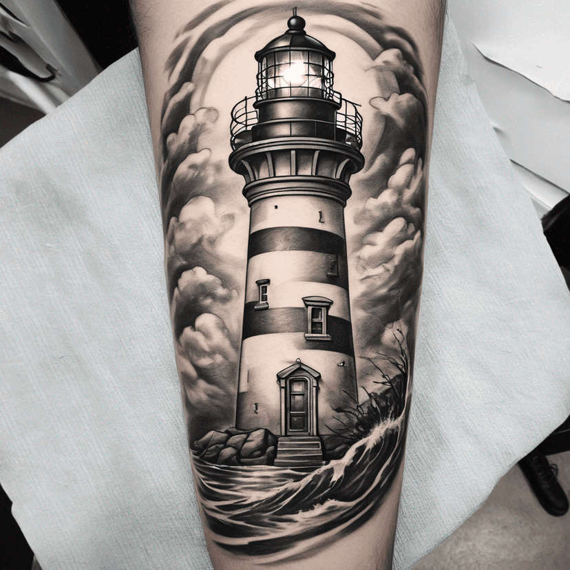 Idea per tatuaggio lighthouse