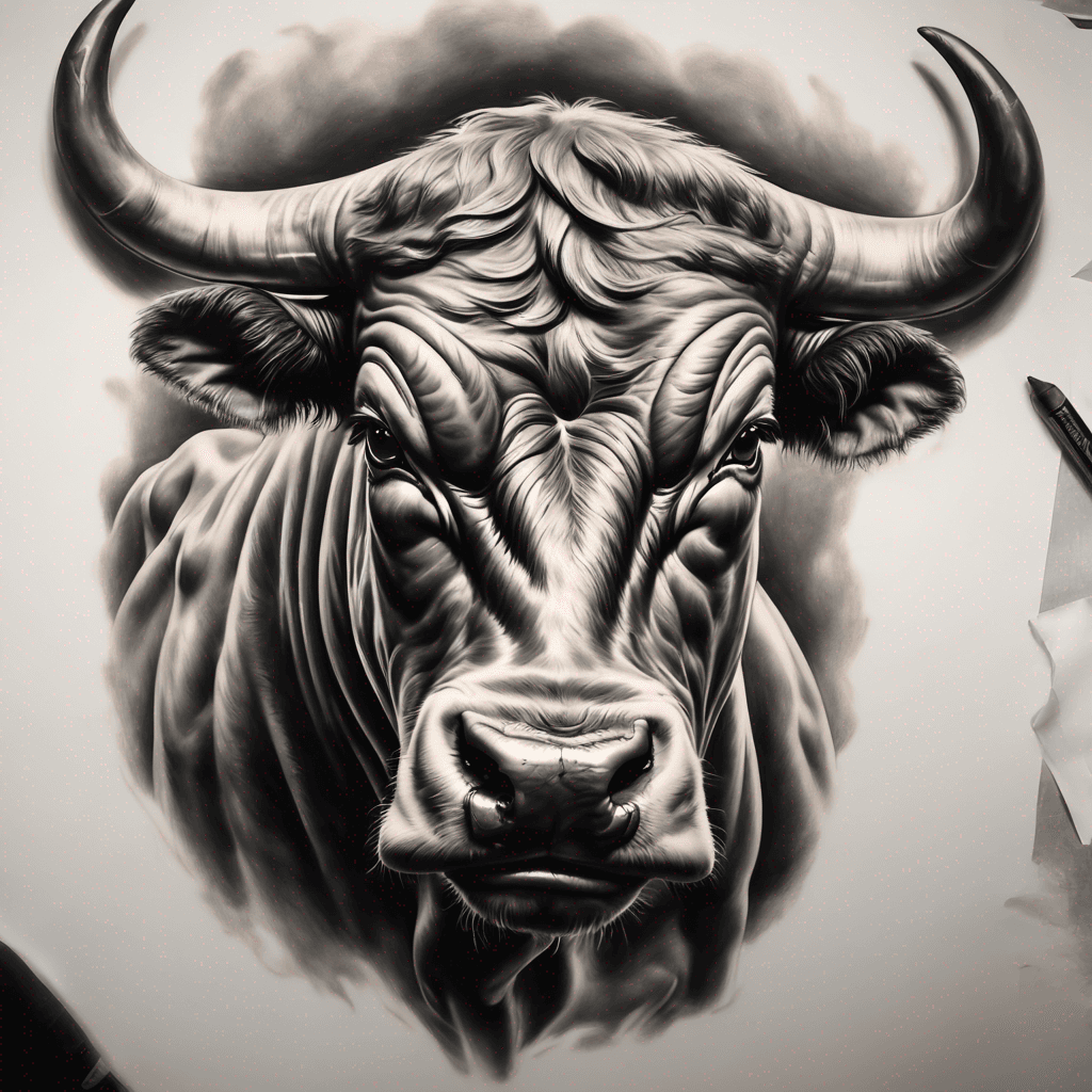 Realistic Spanish Fighting Bull