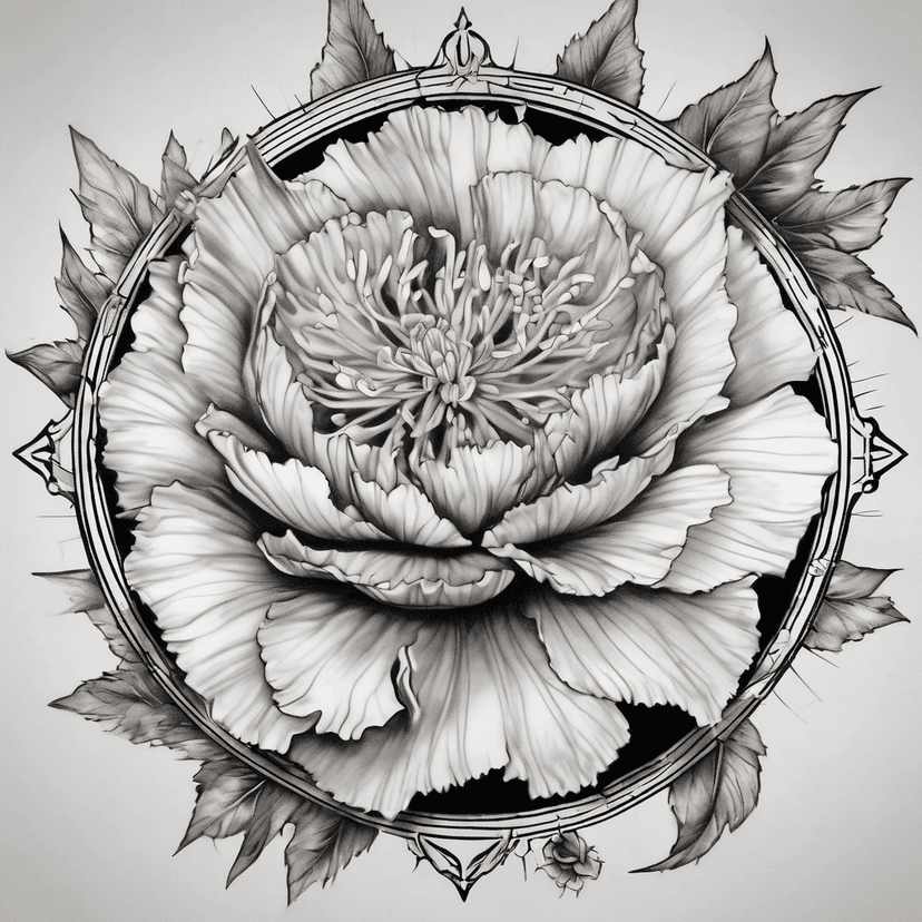 Idée de tatouage carnation
