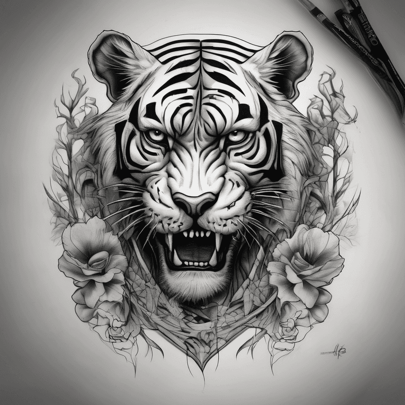 Idée de tatouage tiger
