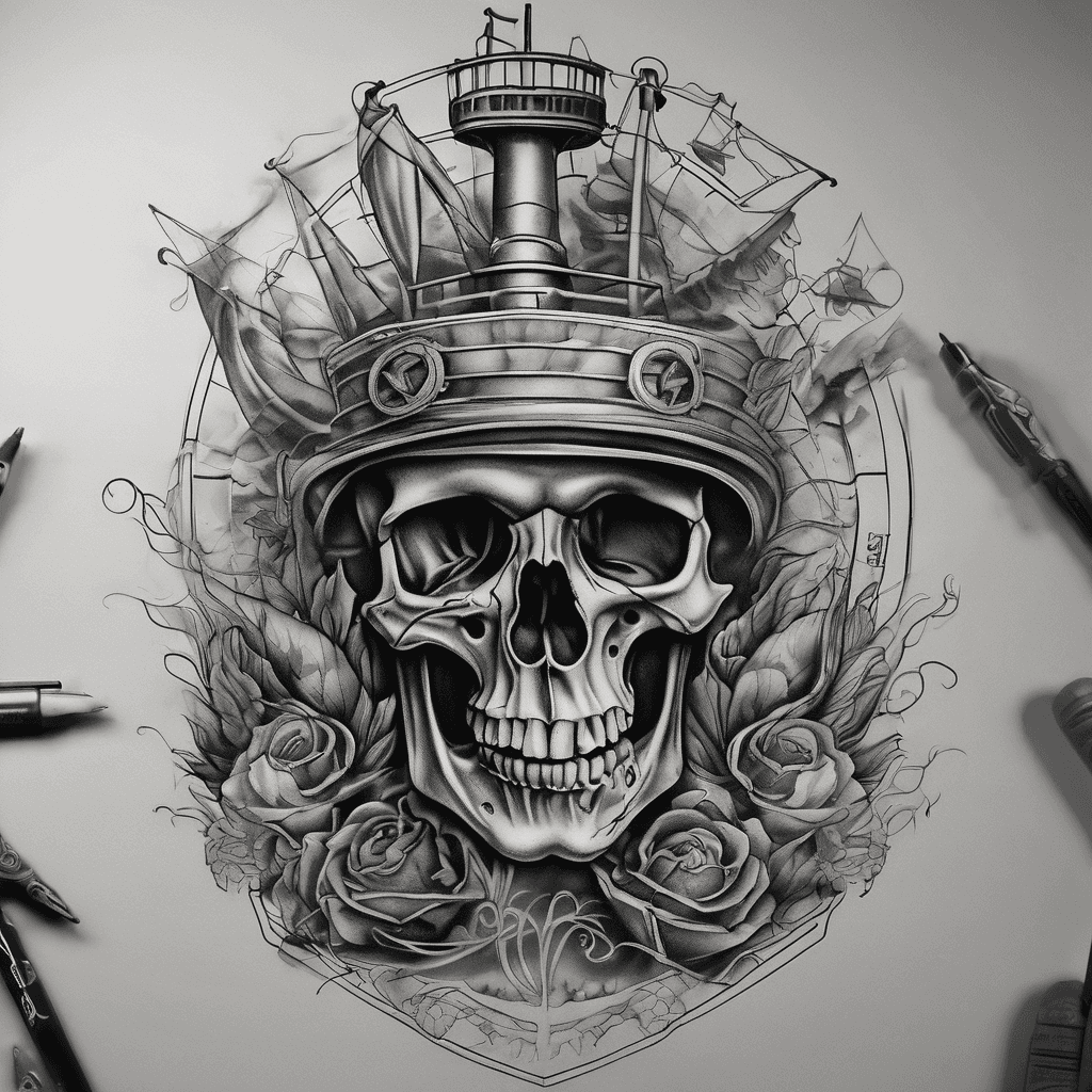 nautical theme tattoo