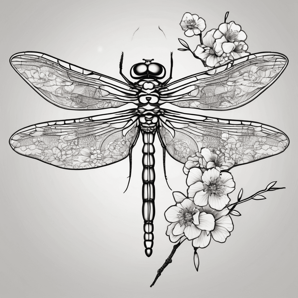 Realistic dragonfly