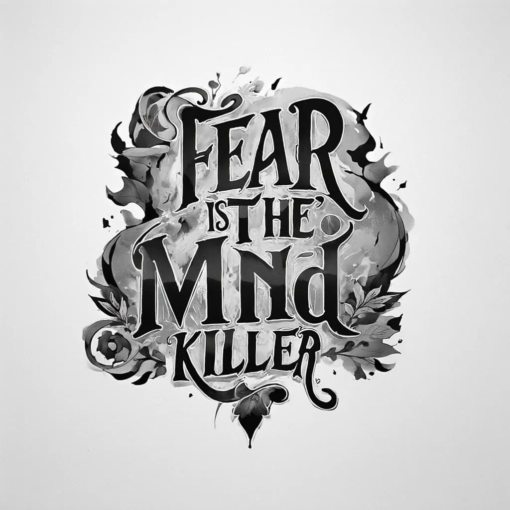 Quote: “Fear is the mind-killer”