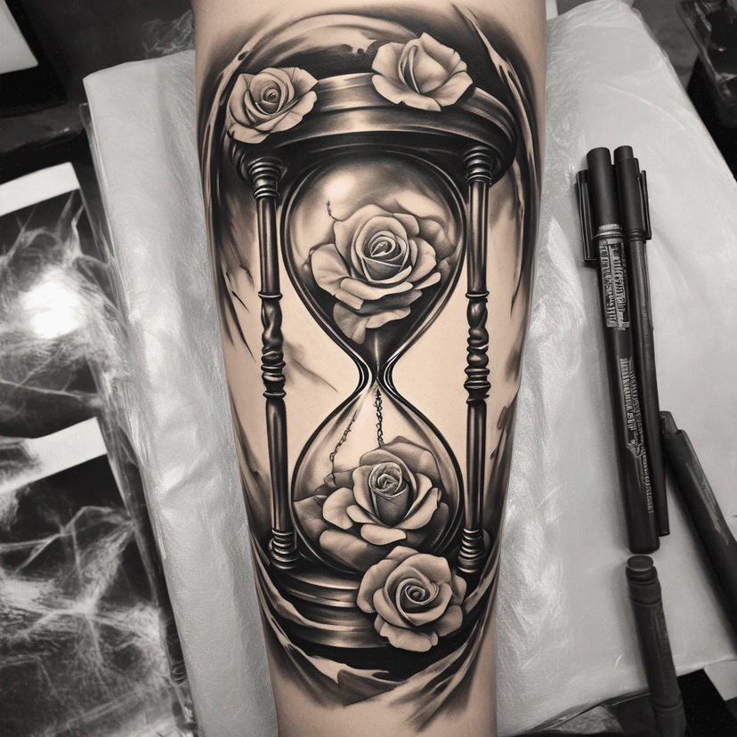 Idée de tatouage rose