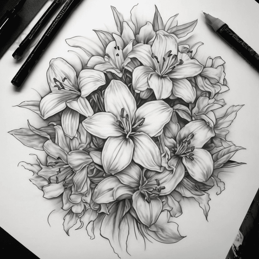 Idea per tatuaggio flower