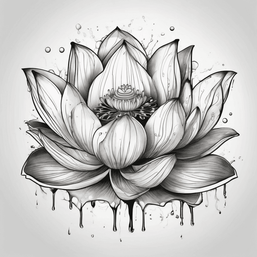 Idea per tatuaggio lotus