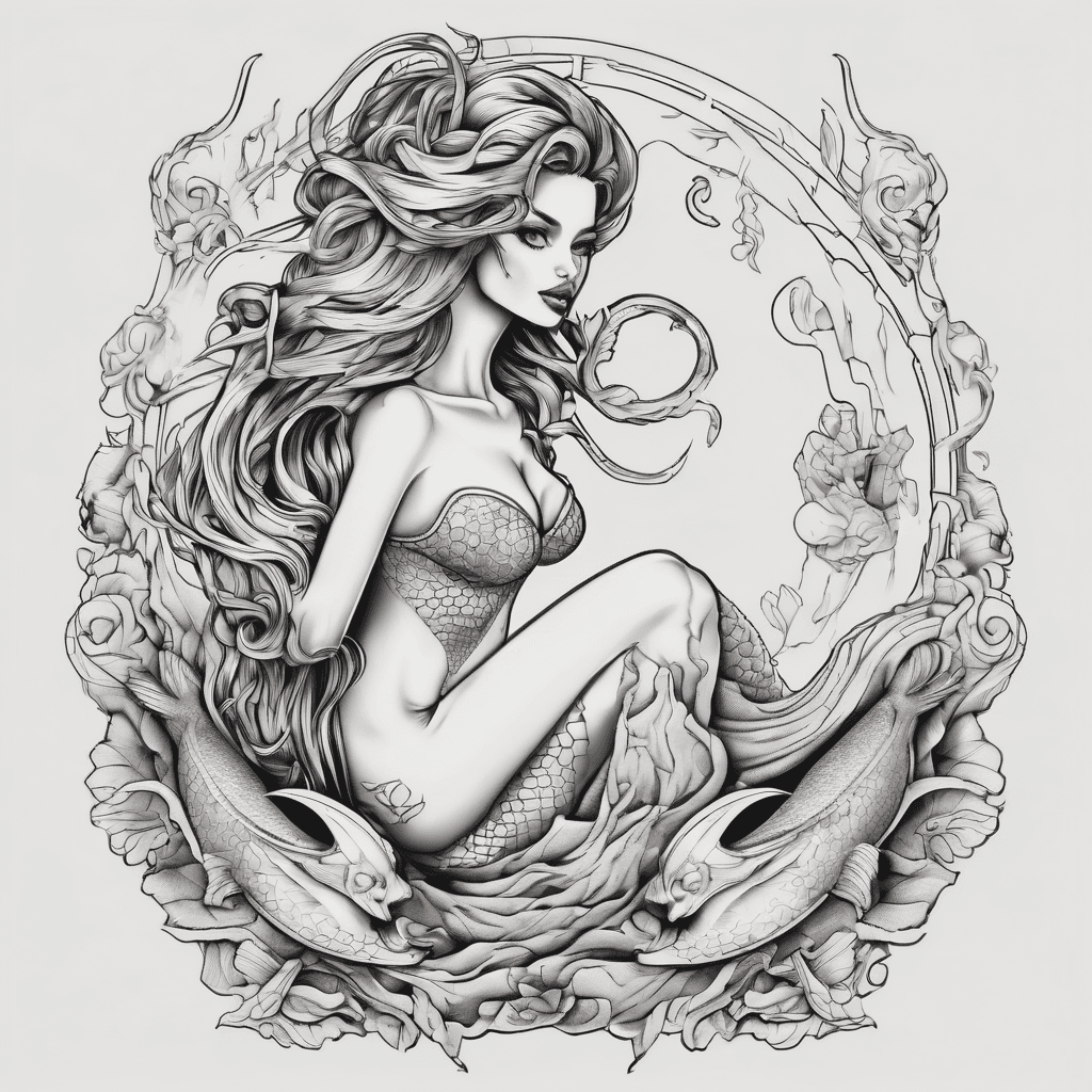 super hot mermaid tempting
