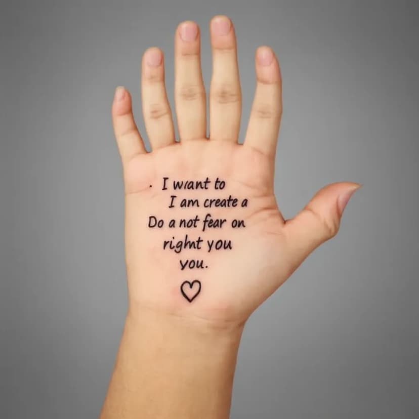 Idea per tatuaggio text