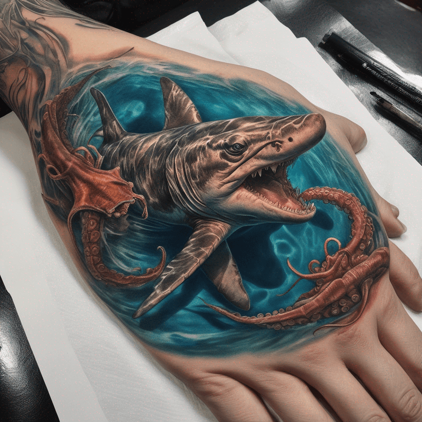 Idea per tatuaggio shark