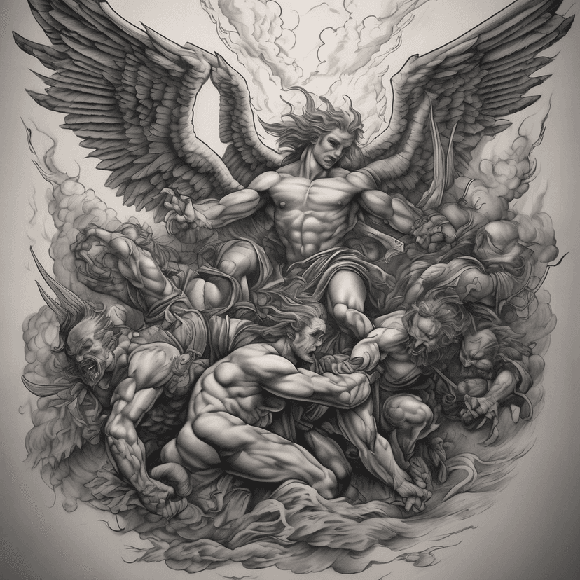 Idée de tatouage demon