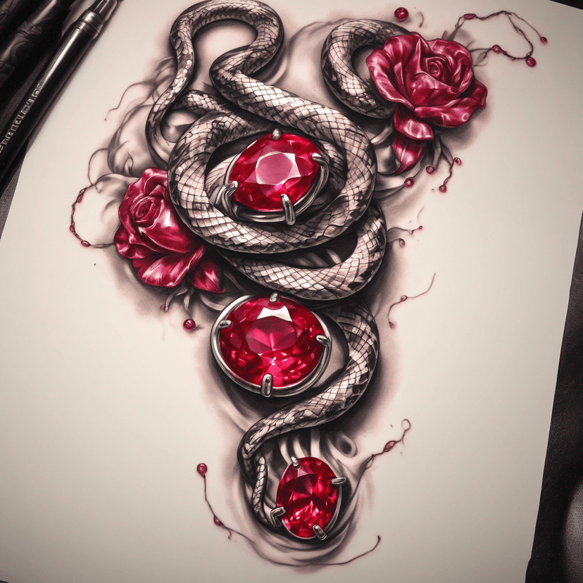 Idea per tatuaggio jeweled