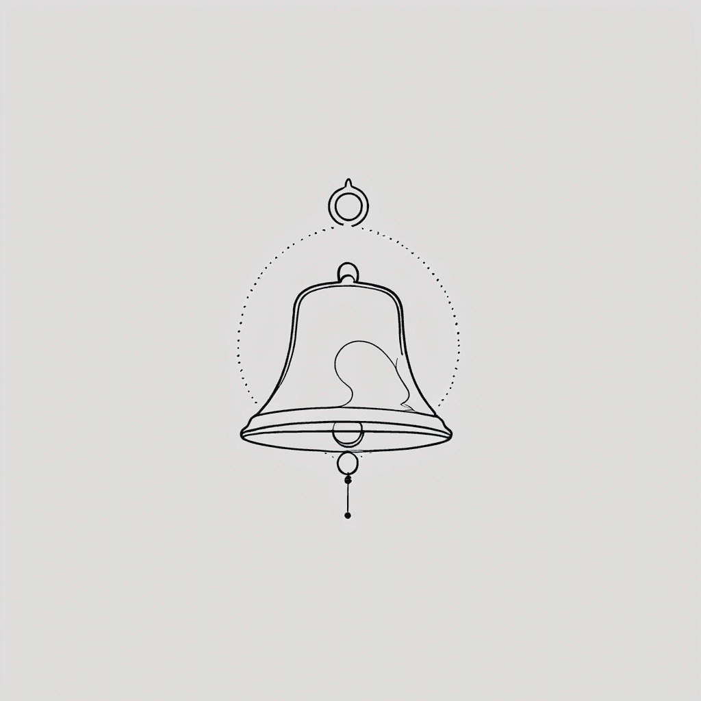 A bell clearing fog.