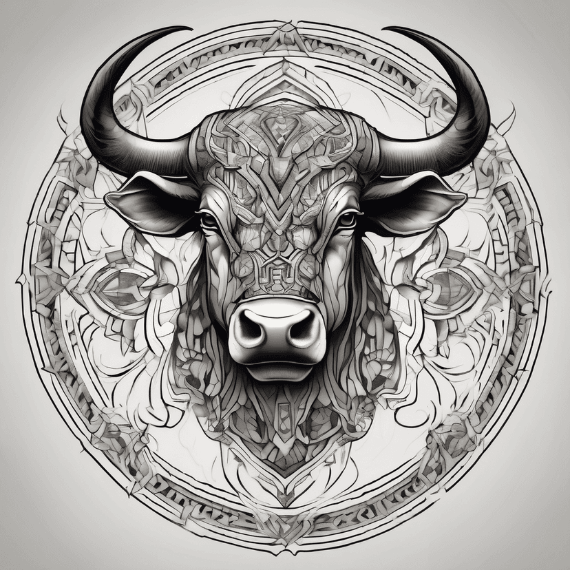 Idée de tatouage bull