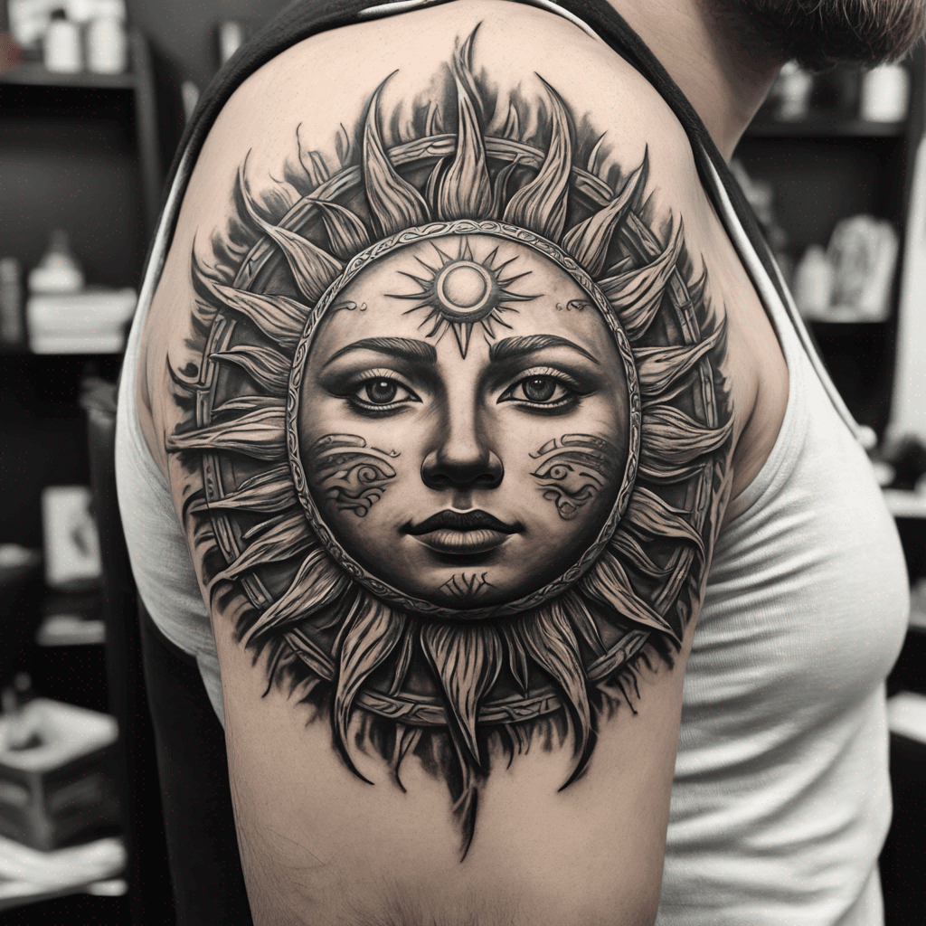 Sun design old norse