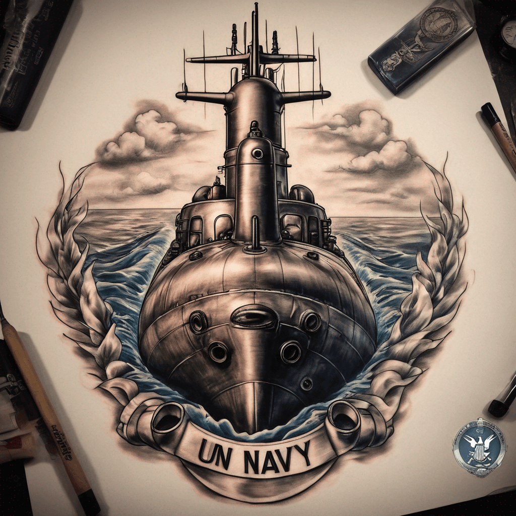 US Navy submarine Insignia.
