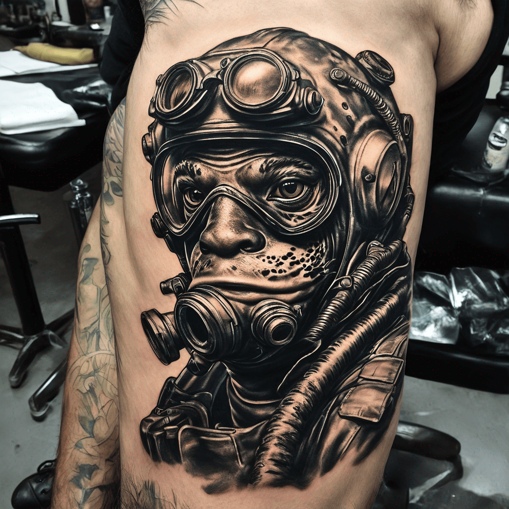 US Navy udt frogman diver