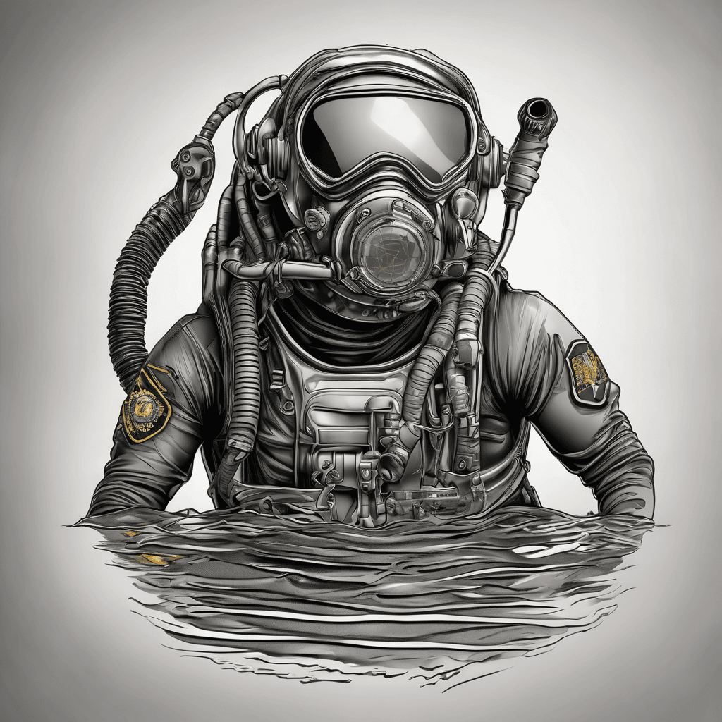 US Navy udt frogman diver color