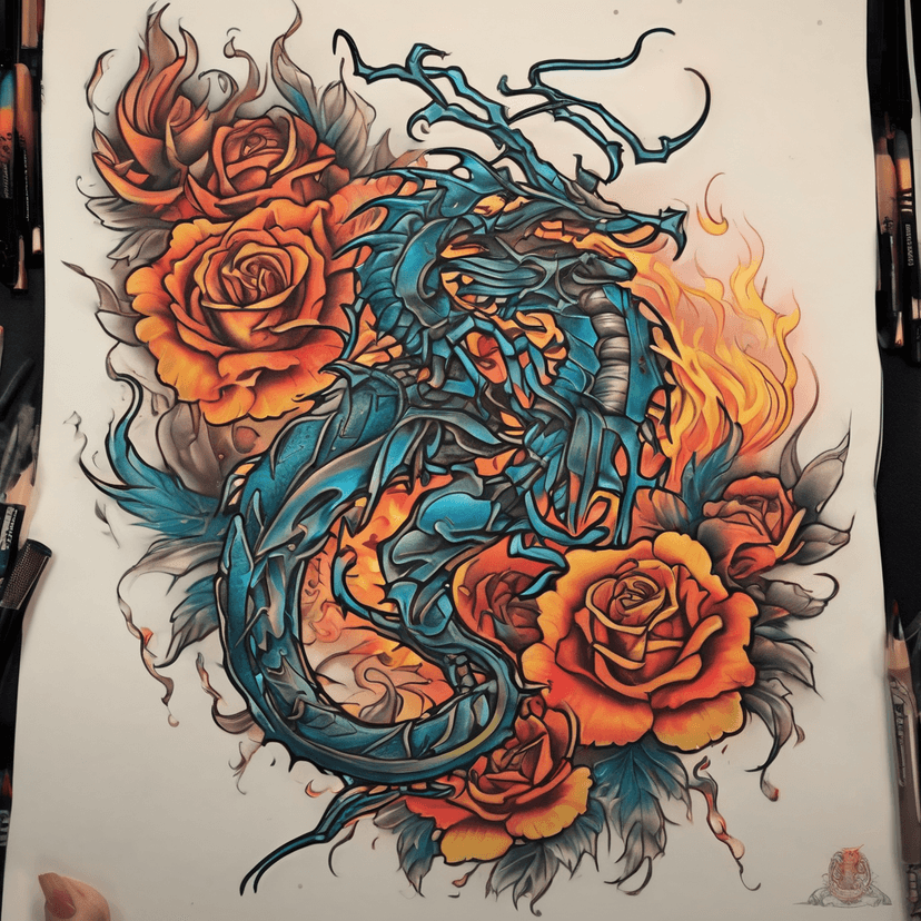 Idée de tatouage split