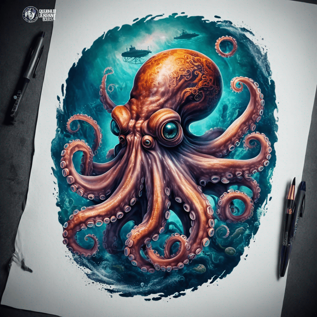 US Navy Octopus. submarine.