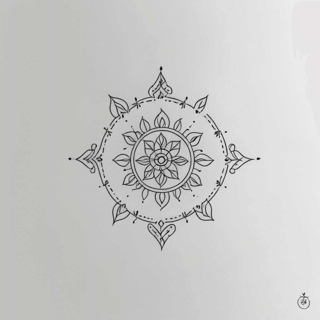 Simple Kolam design