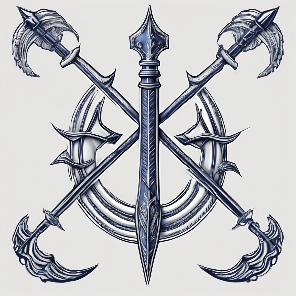 navy Trident three pointed spear only