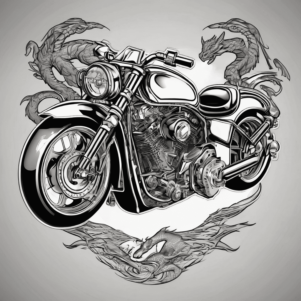 Motorcycle with tail of the dragon deals gap logo