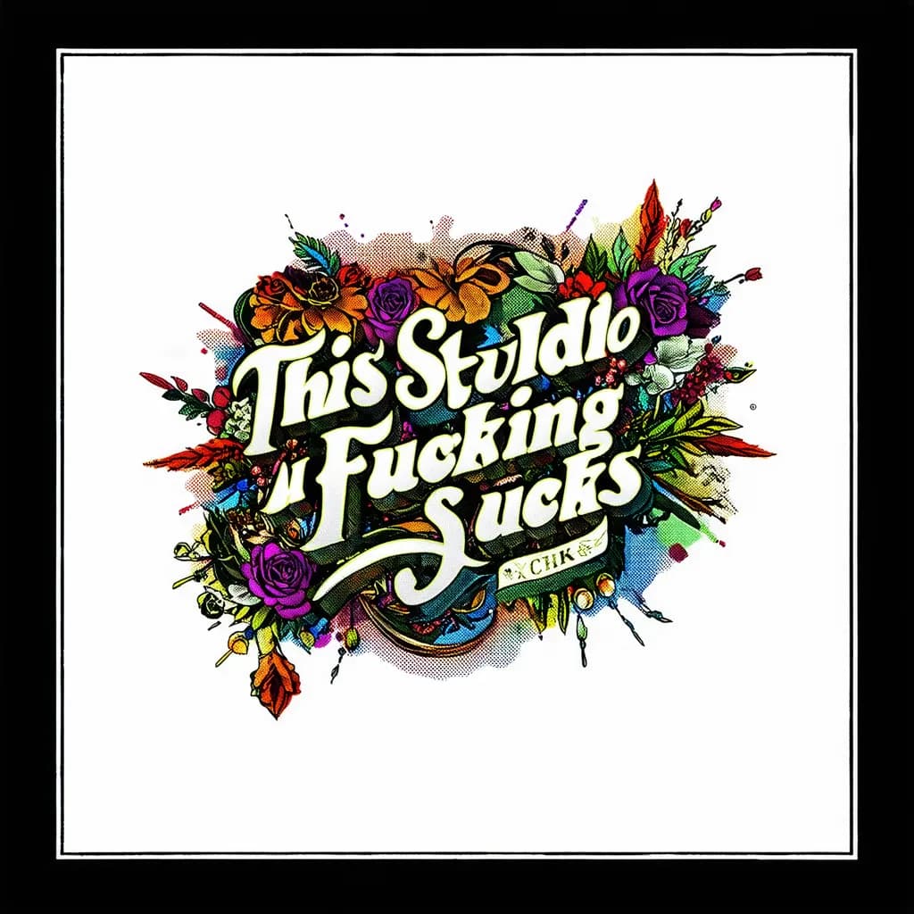 text that says this Ink Studio AI fucking sucks and no one should buy it